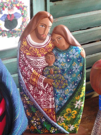 The Holy Family Mama Delfina nativity Managua Nicaragua Art Source: carmenamato.net